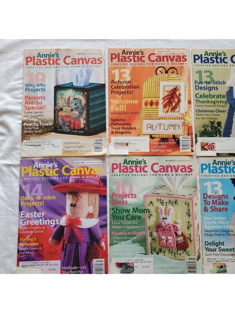 Annies Plastic Canvas Magazine Lot Creative Ideas For Home And Holiday Crafting - Picture 2 of 4